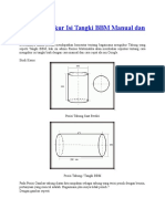 Cara Mengukur Isi Tangki BBM Manual Dan Google