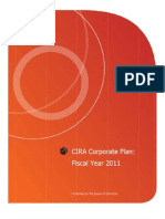 CIRA Corporate Plan FY11