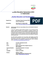 Quality Education Symposium 2016 Vladivostok Agenda Final RKJ PDF