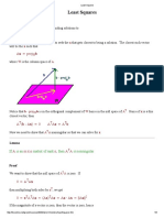 Least Squares