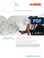 One Pager by Capgemini Mechanical Design and Simulation Services