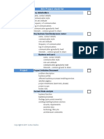 Ba Project Checklist