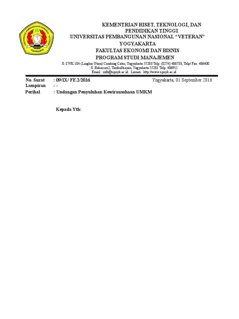 Contoh Surat Resmi Penyuluhan Umkmdocx