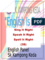 3S for Success: Sing, Speak, Spell