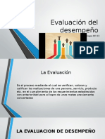 Evaluacion Del Desempeño