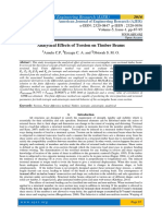 Analytical Effects of Torsion On Timber Beams