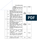 Tabel Spesifikasi Penilaian