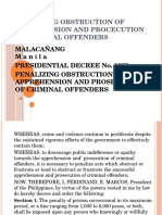 LESSON MANUSCRIPT Special Laws Penalizing Obstruction of Apprehension and Prosecution