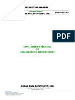 Manual For Civil Work