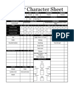 WFRP Character Sheet: Hand To Hand Weapons