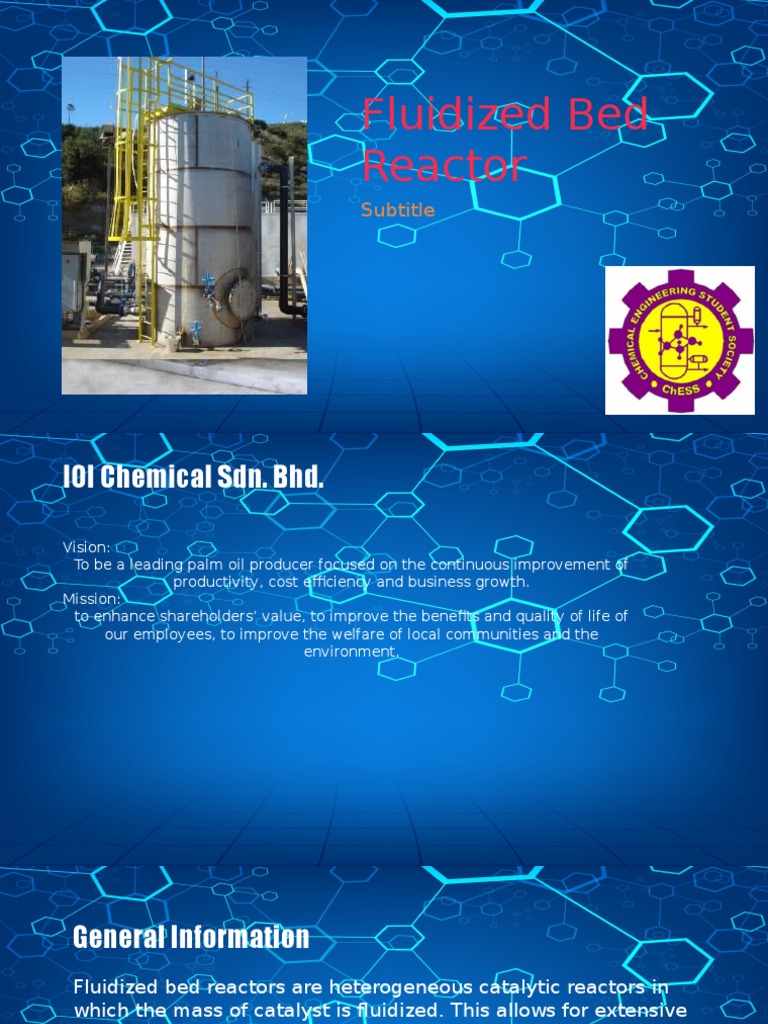 Fluidized Bed Reactor PDF Fluidization Chemical Reactor