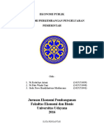 Dasar Teori Perkembangan Pengeluaran Pemerintah - Ekonomi Publik