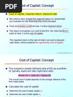 WK - 5 - Cost of Capital Capital Structure PDF