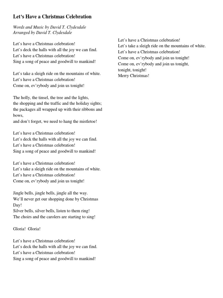 Новогодняя Песня Читать