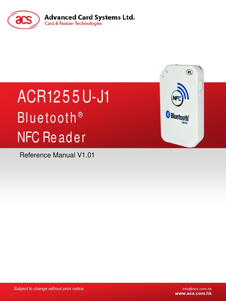 ACR1255UJ1 Bluetooth Near Field Communication Bluetooth
