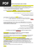 Science Politique Sem 1 Fiche