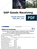 SAP Goods Receiver