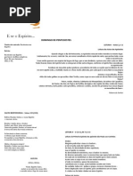 Domingo Pentecostes Leituras e Cânticos