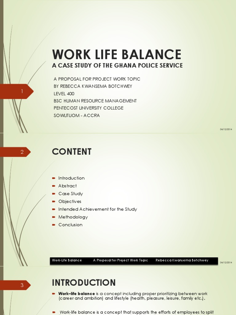 Work Life Balance PDF | PDF | Work–Life Balance | Employment