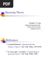 Queueing Theory: Frank Y. S. Lin