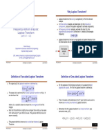 Intro to Laplace Transform