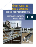 Morota Subway Jakarta and Sustainability