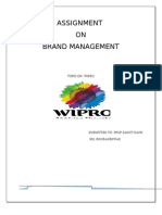 Brand Knowledge of Wipro Company