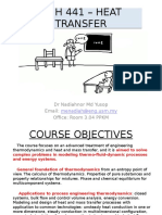 EMH 441 Heat Transfer Course Overview