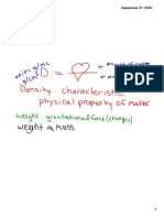 Density Notes