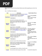 Phrases, Clauses, Active & Passive, Sentences 2003.doc