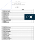 Daftar Absensi