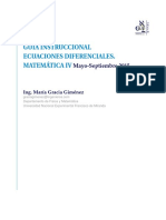 Ecuaciones Diferenciales de Primer Orden, de Orden Superior y Transformada de Laplace