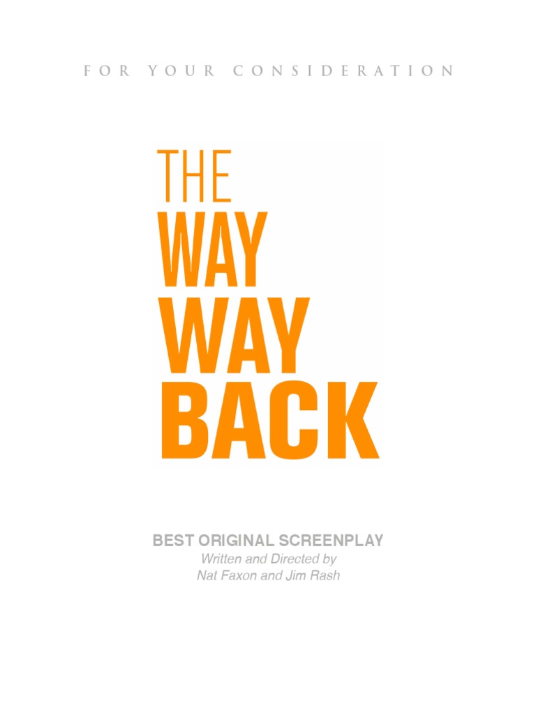 The Way Way Back PDF