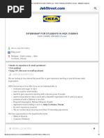 Internship For Students in Ikea Cheras Job - Ikano Handel SDN BHD (Cheras)