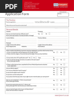 Application Form For Home Bargains