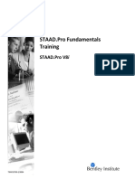 STAAD - Pro Fundamentals Training