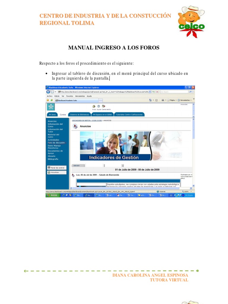 Manual para El Ingreso A Foros | PDF