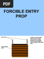 Forcible Entry Pallet Prop