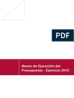 Bases de Ejecucion Del Presupuesto 2015