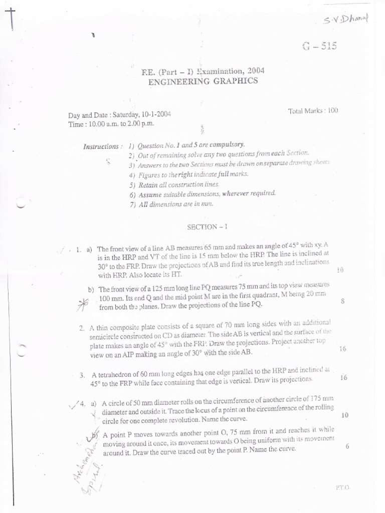 Engineering Graphics 2004 | PDF | Leisure | Transport