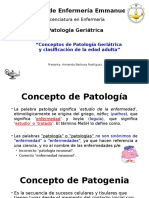 Conceptos de Patología Geriátrica