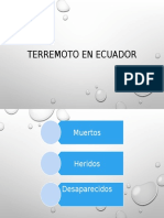 Terremoto en Ecuador