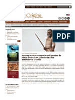 Nuevas Revelaciones Sobre El Hombre de Hielo - Ötzi Era de La Toscana y Fue Asesinado A Traición - Ancient Origins España y Latinoamérica