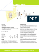 Indoor Enclosure Spec Sheet