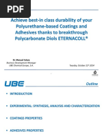 Achieve Bestin Class Durability of Your Polyurethanebased Coatings Adhesives Thanks To Breakthrough Polycarbonate Diols