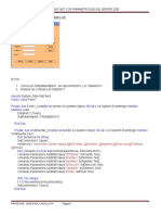 Uso de Parámetros Desde Visual Basic