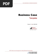 Business Case Template