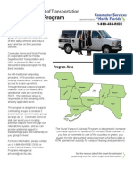 Fact Sheet for FDOT Rural Vanpool Program