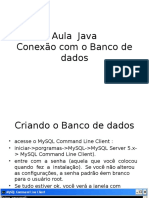 Aula Java Conexão Com BD