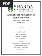 Analysis and Application of Scott Connection